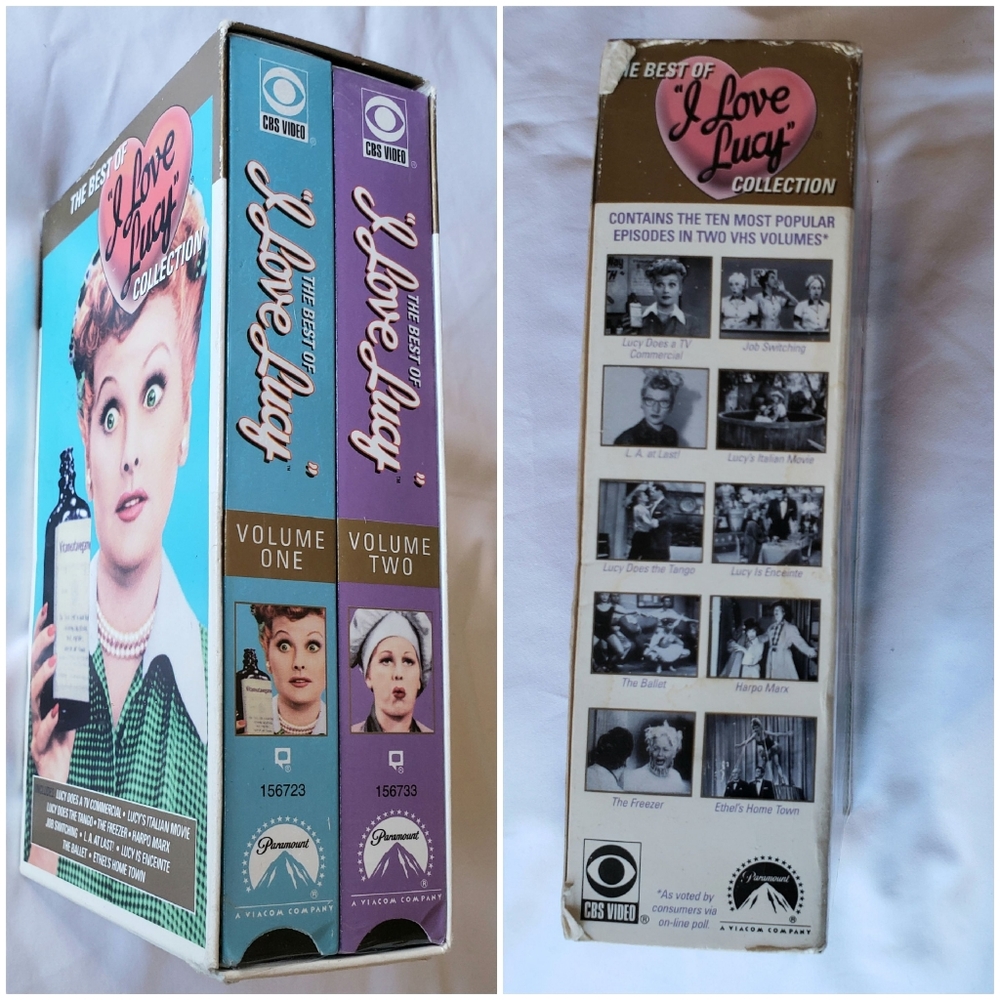 ♡Two "I love Lucy" collection Vol 1 & 2 VHS♡ - Picture 2 of 7